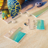 Jigsaw Puzzle pour les tortues pour enfants - Trop (Côté)