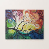 Jigsaw Puzzle Rainbow Tree by JP Denyer (Horizontal)