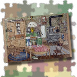 JIGSAW PUZZLE -Rural Kitchen, 1935-1942 -P. Harnly<br><div class="desc">Ce grand puzzle de 20 x 30 pouces (1014 pièces) présente une image artistique détaillée intitulée "Rural Kitchen, 1935-1942". ► Plusieurs autres tailles de puzzle et nombre de pièces peuvent être disponibles. ► La couleur arrière - plan par défaut brun moyen qui apparaît sur les côtés gauche et droit (et...</div>