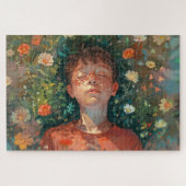 Jigsaw Puzzle Sleeping Boy (Horizontal)