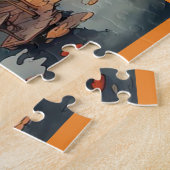 JIGSAW PUZZLE - Small Village on a Creek in Fall (Côté)