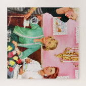 JIGSAW PUZZLE VAN 1950 NA TEA JIGSAW LEGPUZZEL (Horizontaal)