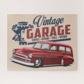 Jigsaw Puzzle vintage Garage Wagon (Horizontal)