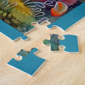 JIGSAW PUZZLE - Whimsical Mushrooms Legpuzzel (Zijkant)