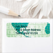 Jigsaw Puzzle World Mailing Étiquette (En situation)