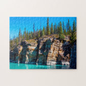 Jigsaws Athabasca River Jasper Canada. Legpuzzel (Horizontaal)