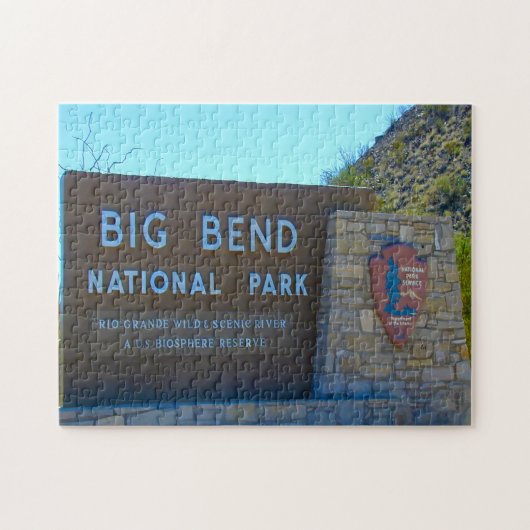 Jigsaws Big Bend National Park Texas. Legpuzzel (Horizontaal)
