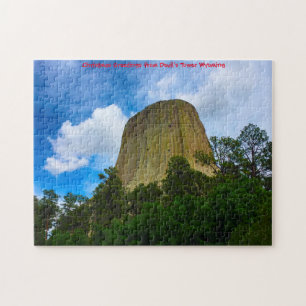 Jigsaws Devils Tower Wyoming USA. Jigzaag Puzzle Legpuzzel