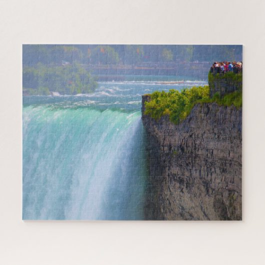 Jigsaws Hoefijzer Herfsten Niagara. Legpuzzel (Horizontaal)