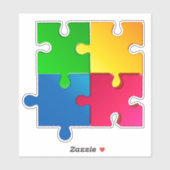 Jigsaws Sticker (Vel)