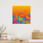 Jigzaadpatroon cartoon poster (Keuken)