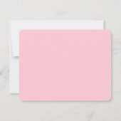 Jigzaag Bunny Roze Hartelijk dank voor uw aangepas Kaart (Achterkant)