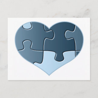 Jigzaag Heart Briefkaart