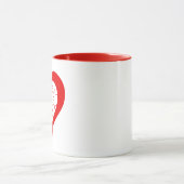 Jigzaag Heart Mok (Midden)