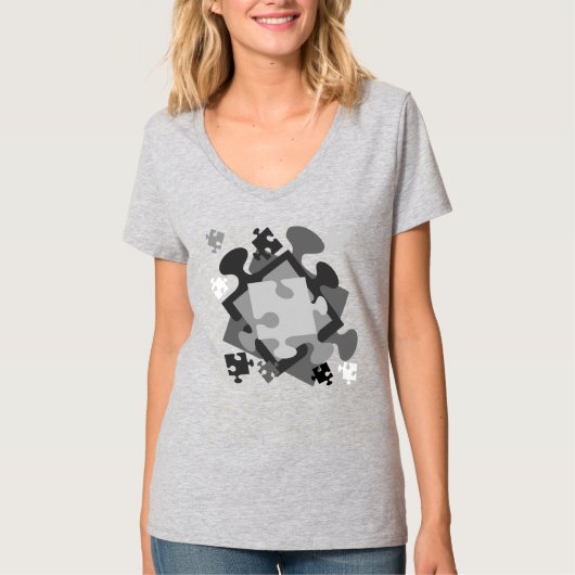 Jigzaag Jumble T-shirt (Voorkant)