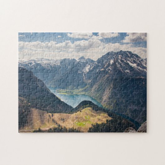 Jigzaag königssee Berchtesgaden. Legpuzzel (Horizontaal)