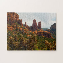 Jigzaag, mooie Sedona woestijn, rode Rocks