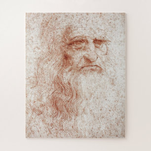 Jigzaag Planet Puzzle Da Vinci: Zelfportret Legpuzzel