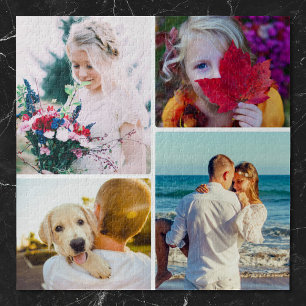 Jigzaag Puzzle 4 Foto's gewond Legpuzzel