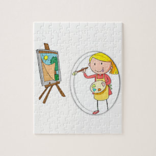 Jigzaag Puzzle Artist Legpuzzel