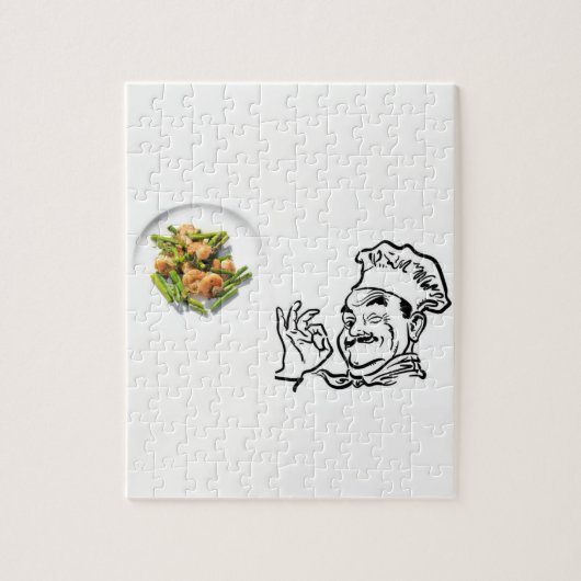 Jigzaag Puzzle Chef Legpuzzel (Verticaal)