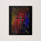 Jigzaag Puzzle Design Legpuzzel (Verticaal)