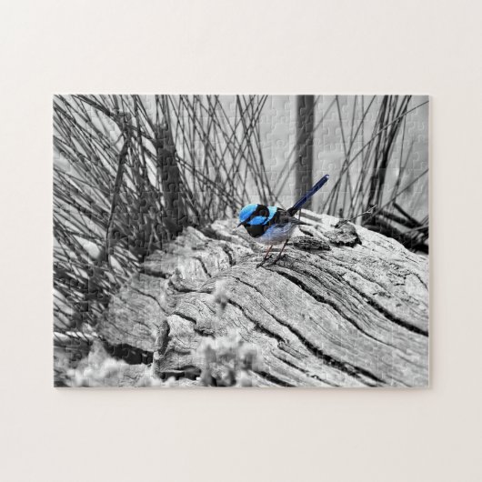 Jigzaag Puzzle Fairy Blue Wren - 250 stuks Legpuzzel (Horizontaal)