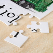 Jigzaag Puzzle Garbage Truck Legpuzzel (Zijkant)