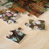 Jigzaag Puzzle - Klassiek Arabisch design Legpuzzel (Zijkant)