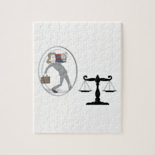 Jigzaag Puzzle Lawyer Legpuzzel