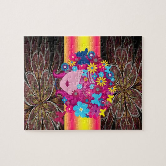 Jigzaag Puzzle Legpuzzel (Horizontaal)