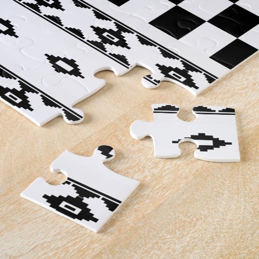 Jigzaag Puzzle Legpuzzel (Zijkant)