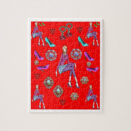 Jigzaag Puzzle Legpuzzel (Verticaal)