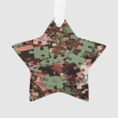 Jigzaag Puzzle Novelty Ornament (achterkant)