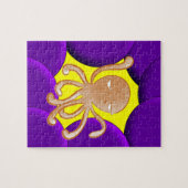 Jigzaag Puzzle Octopus Legpuzzel (Horizontaal)
