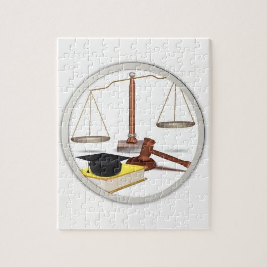 Jigzaag Puzzle Paralegal Legpuzzel (Verticaal)