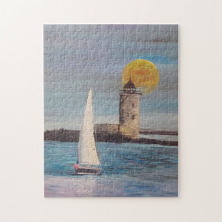 Jigzaag Puzzle Sailing Boat door JP Denyer Legpuzzel
