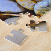 Jigzaag Puzzle Stones. Grote meren Shoreline Legpuzzel (Zijkant)