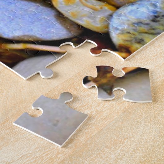 Jigzaag Puzzle Stones. Grote meren Shoreline Legpuzzel (Zijkant)