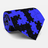 Jigzaag Puzzle Stropdas (Opgerold)