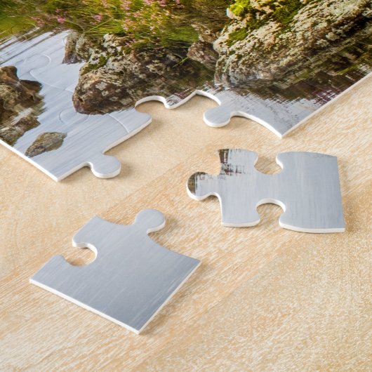 Jigzaag puzzle van het Schotse hooglandschap Legpuzzel (Zijkant)