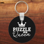 Jigzaagkoningin puzzle sleutelhanger (Voorkant)