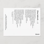 JIJ, BELOVED BRIEFKAART (Achterkant)