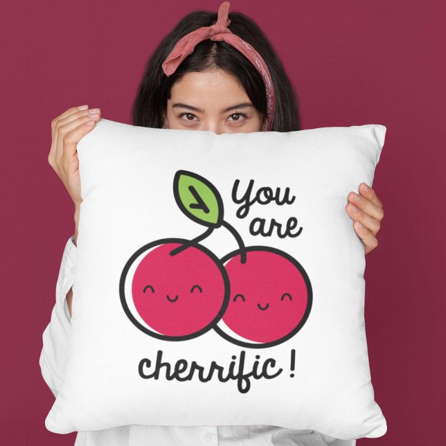 Jij bent Cherrific Kussen (you are cherrific pillow)