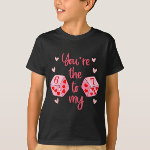 Jij bent de 6 tot mijn 7 grappige Valentijnsdag 67 T-shirt