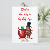 Jij bent de appel van mijn Kaart (Staand voorkant)
