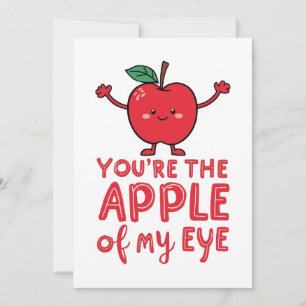 Jij bent de appel van mijn oog aangepaste kaart