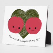 Jij bent de Apple van mijn oog Fotoplaat (Zijkant)