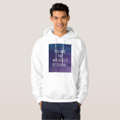 Jij bent de architect van geluid hoodie (Voorkant volledig)