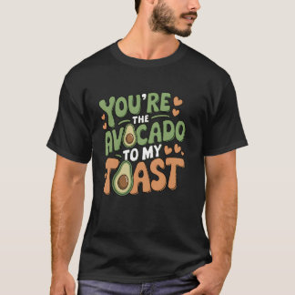 Jij bent de Avocado bij Mijn Toast Schattige Liefd T-shirt